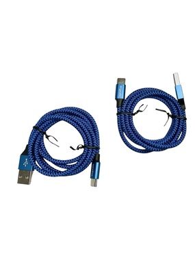 Spigen Braided USB-A to USB-C Cable in Blue